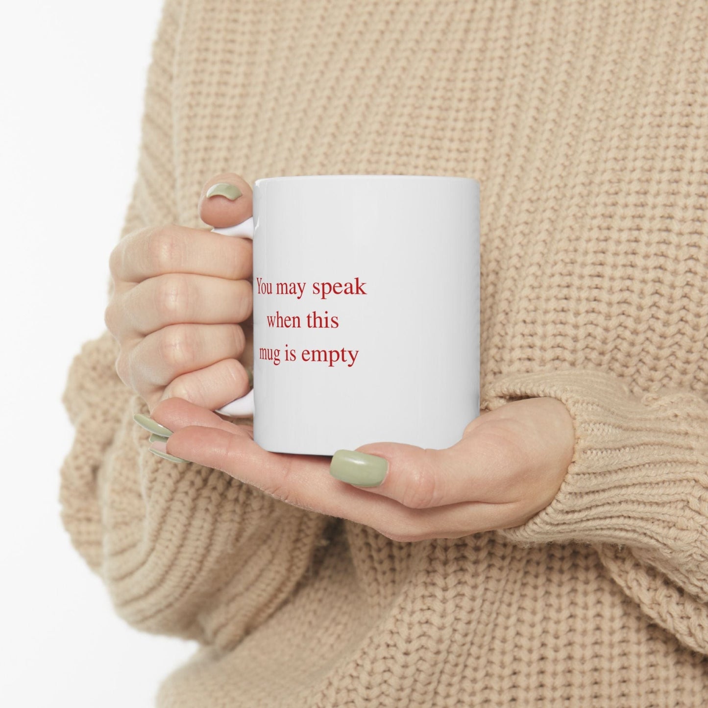 F Off, You May Speak When This Mug Is Empty - Mug