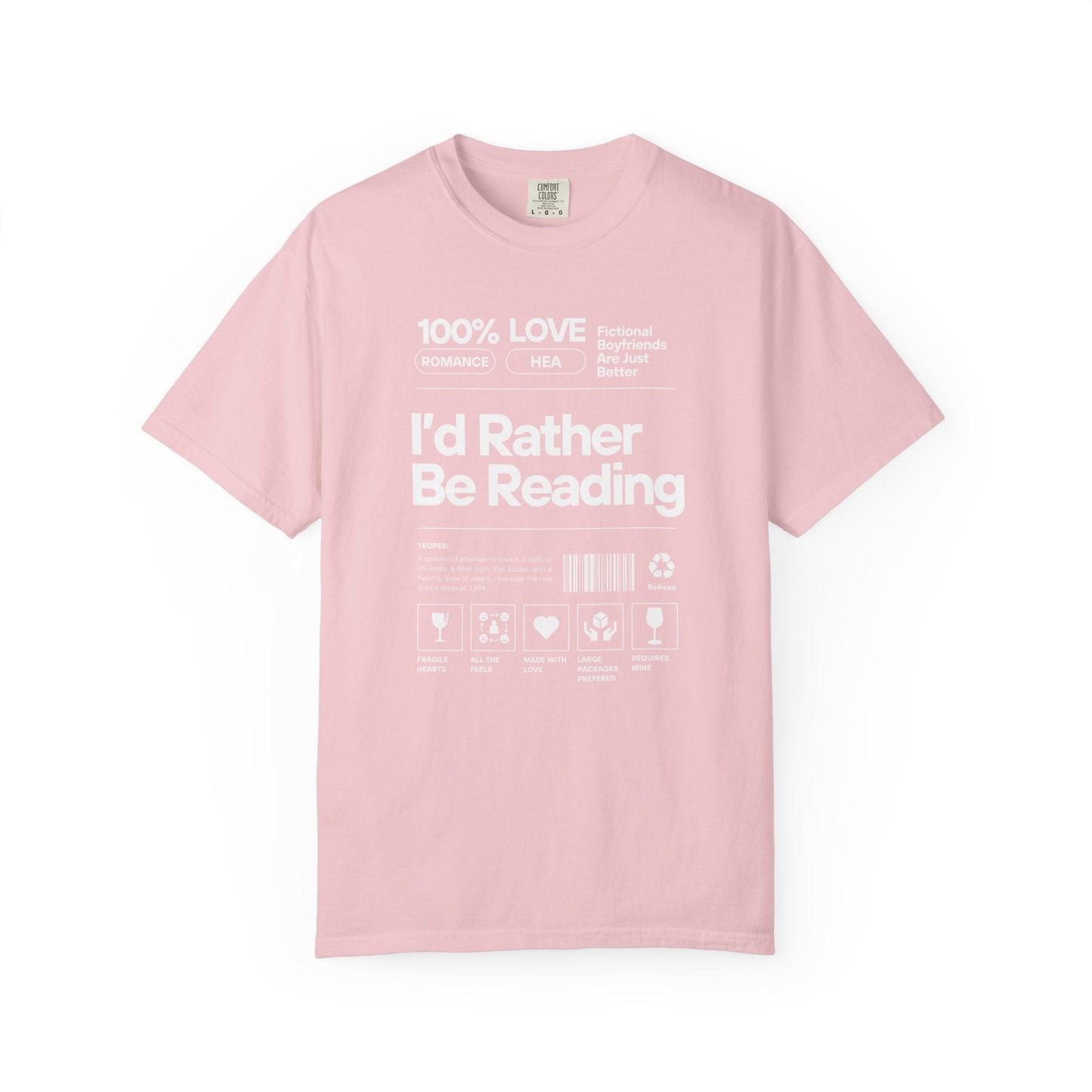 Barcode - I'd Rather Be Reading - T-Shirt