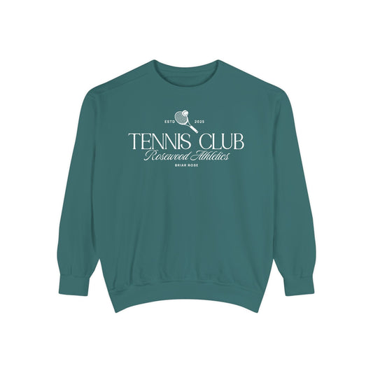 Tennis Club Sweatshirt - Vintage Wash - Comfort Colors