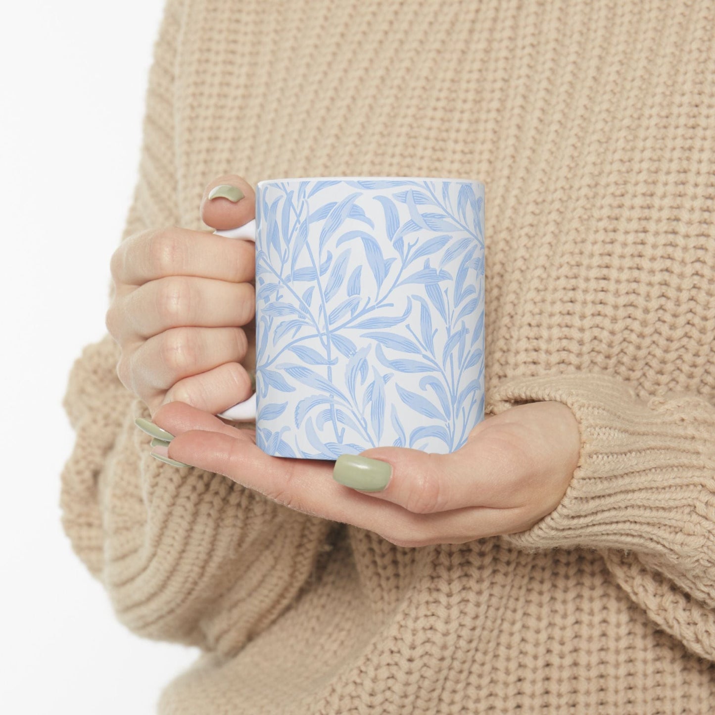 Powder Blue Botanical - Mug
