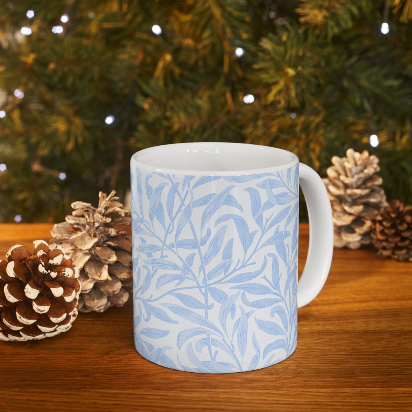 Powder Blue Botanical - Mug