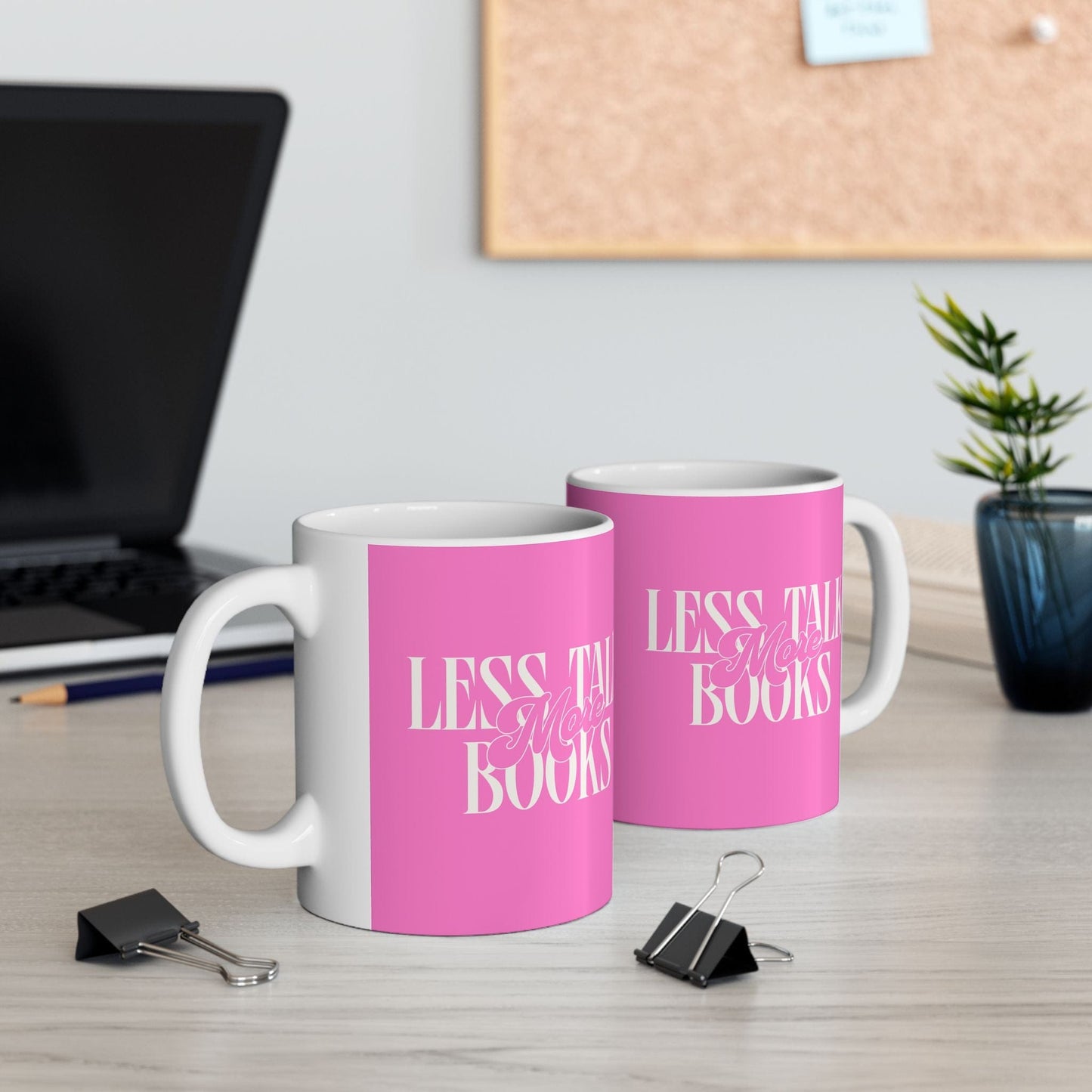 Less Talk More Books - Mug