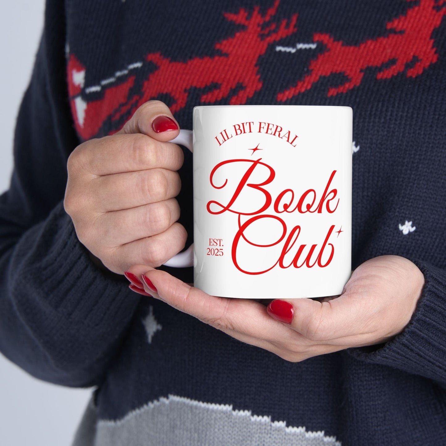 Lil Bit Feral Book Club - Mug