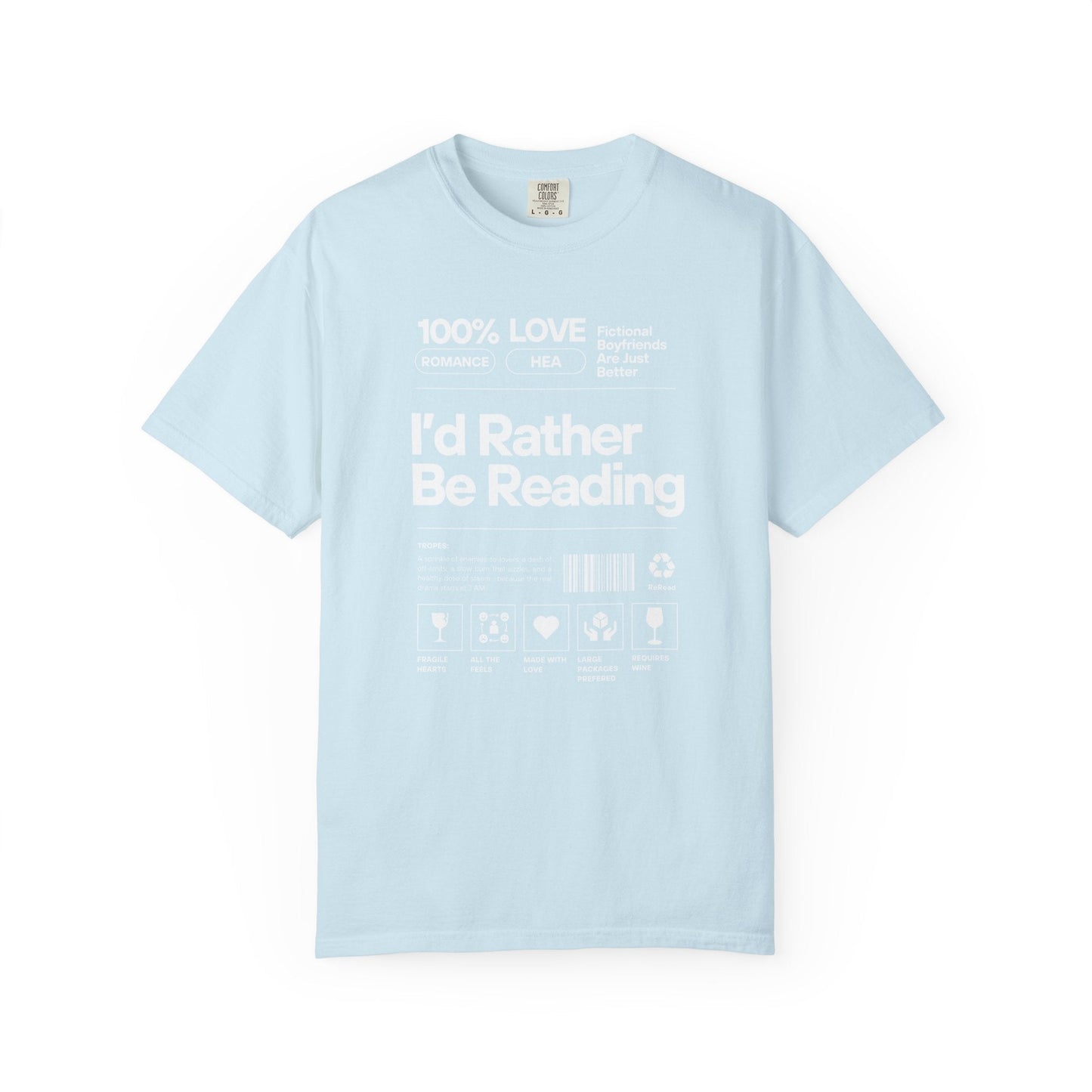 Barcode - I'd Rather Be Reading - T-Shirt