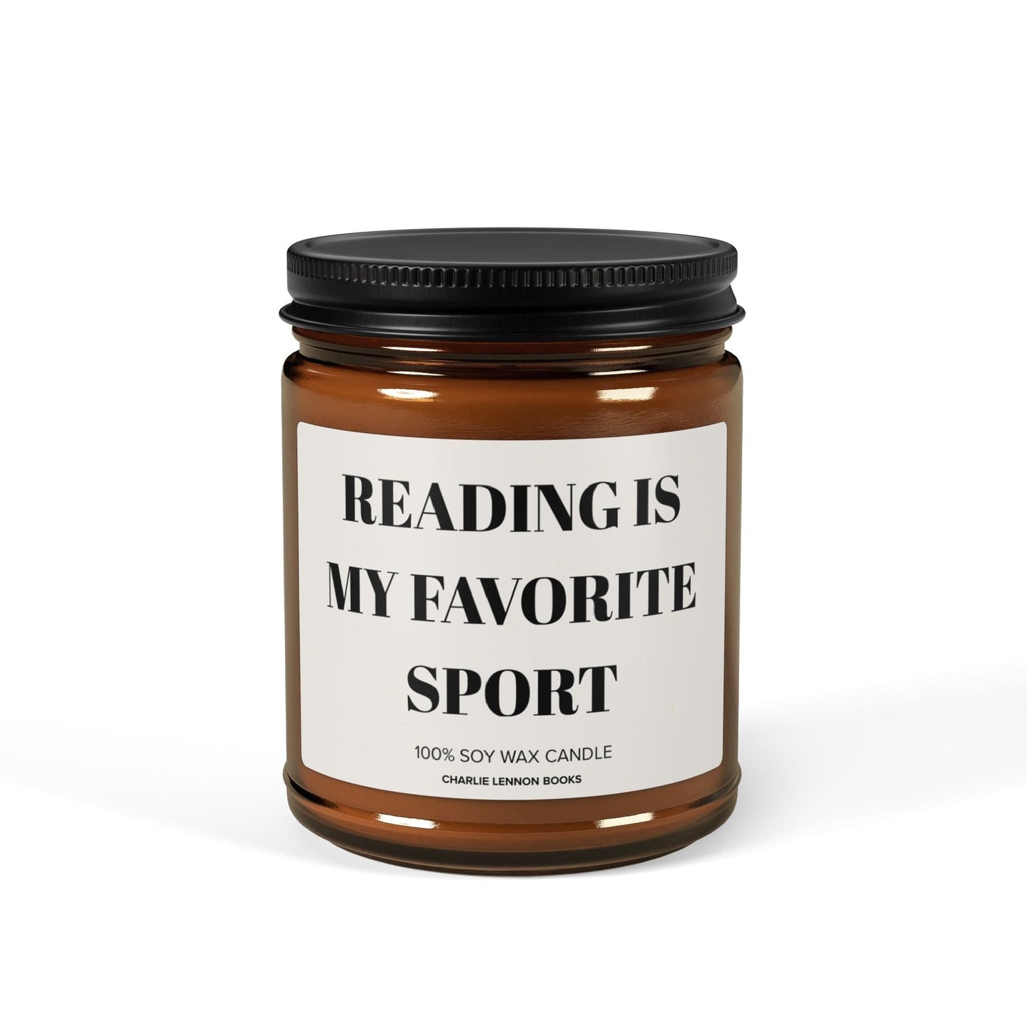 Reading Is My Favorite Sport - Candle