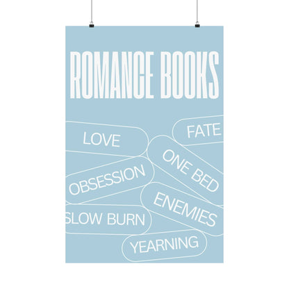 Romance Tropes - Powder Blue - Poster