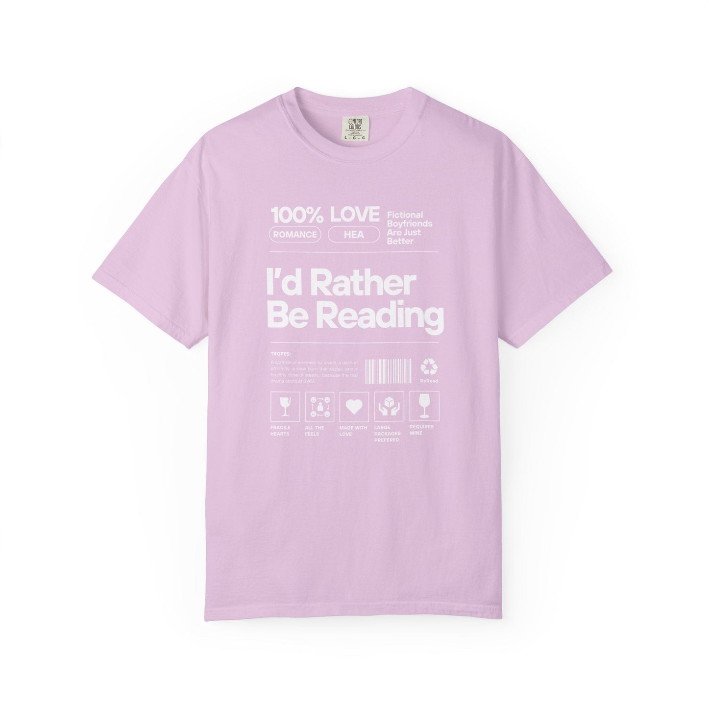 Barcode - I'd Rather Be Reading - T-Shirt