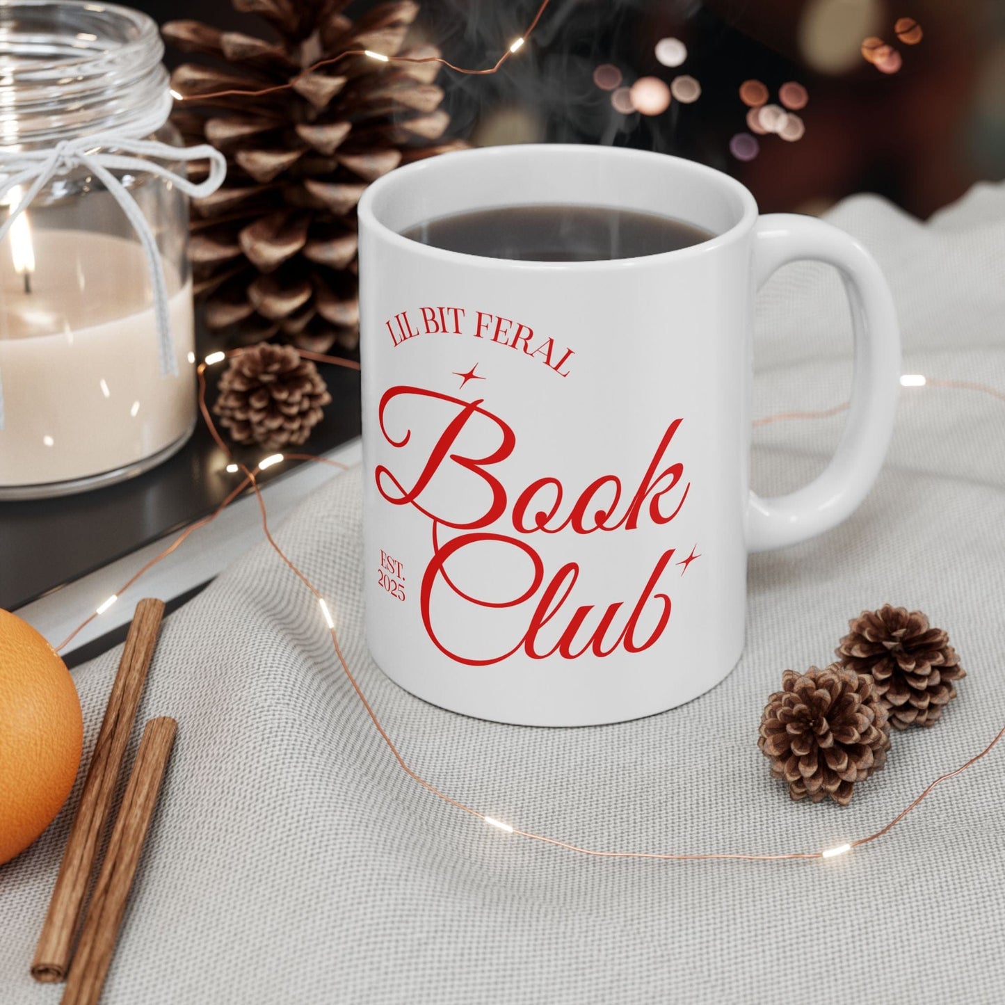 Lil Bit Feral Book Club - Mug