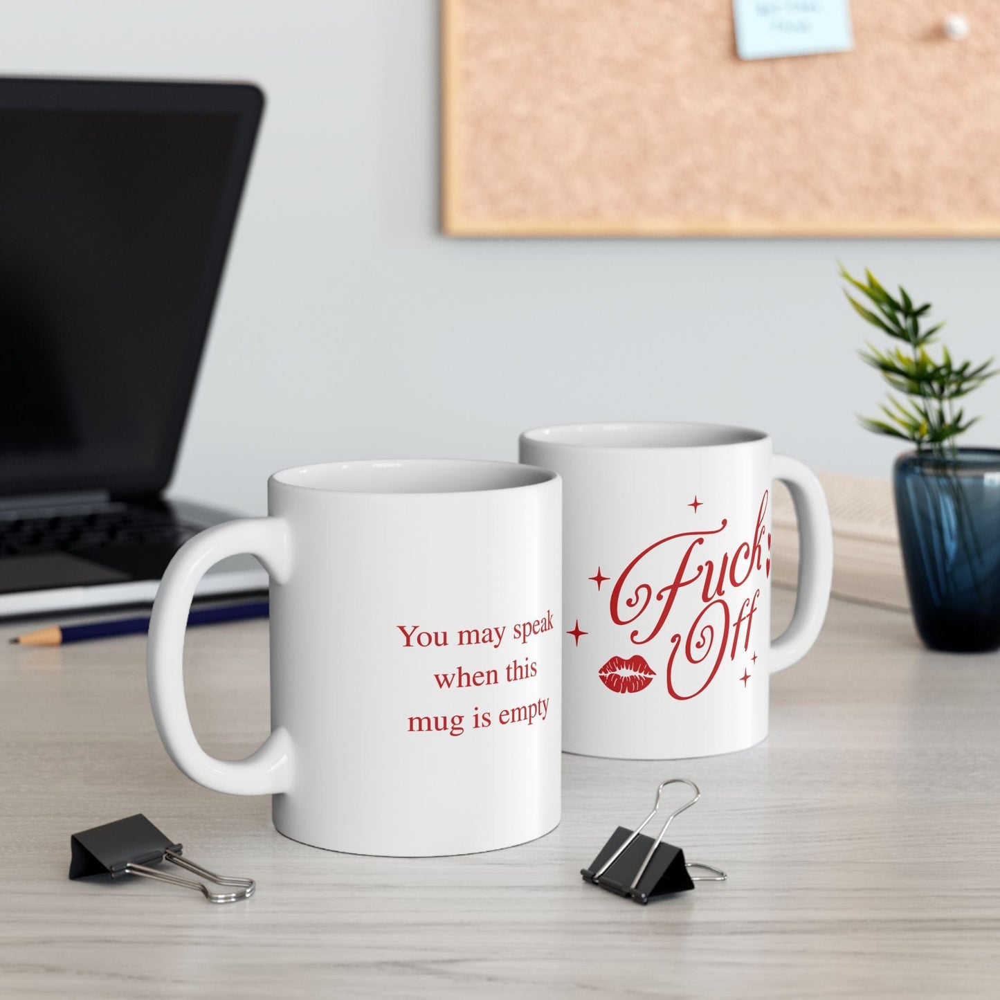 F Off, You May Speak When This Mug Is Empty - Mug