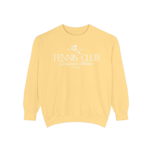 Tennis Club Sweatshirt - Vintage Wash - Comfort Colors