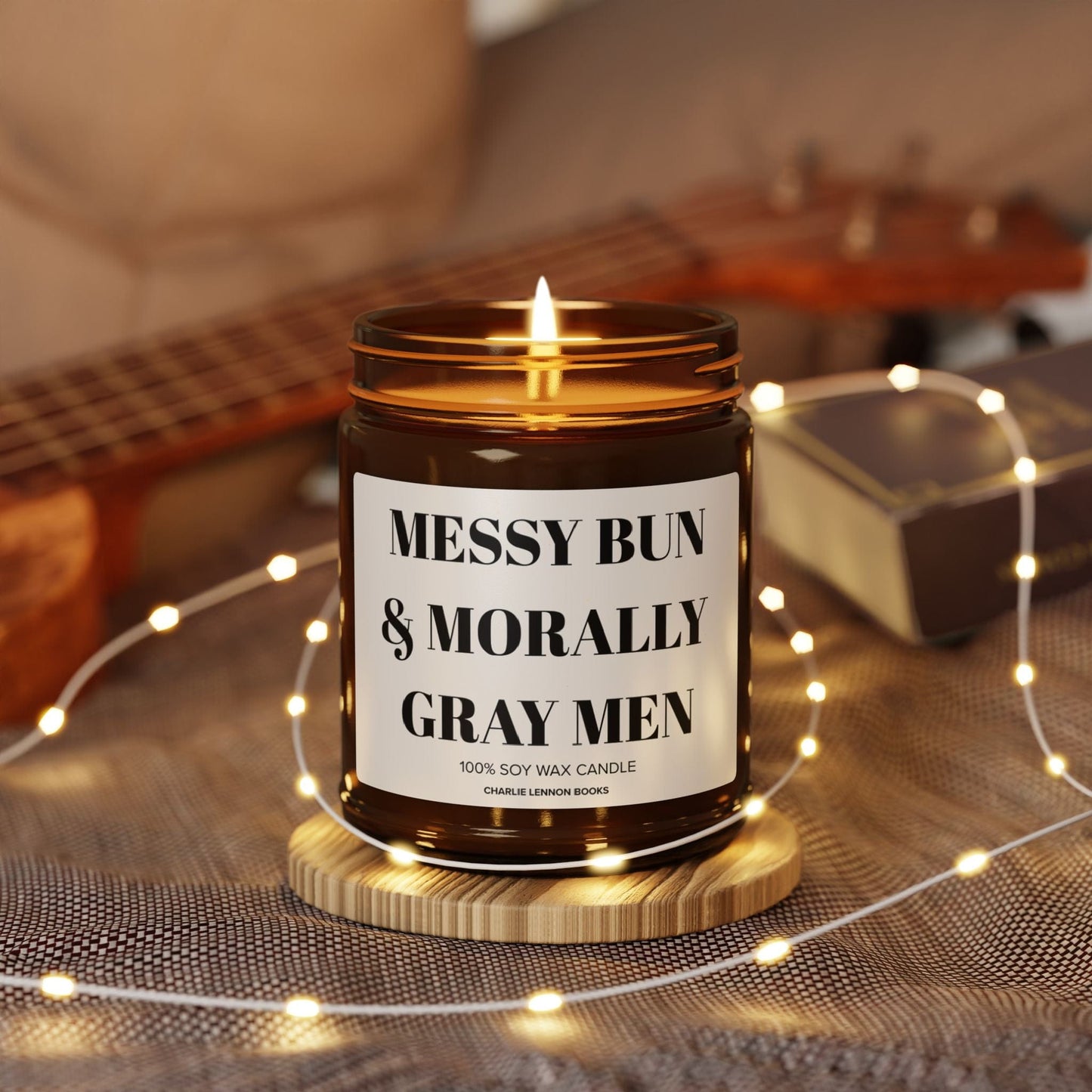 Messy Bun & Morally Gray Men - Candle