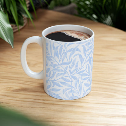 Powder Blue Botanical - Mug