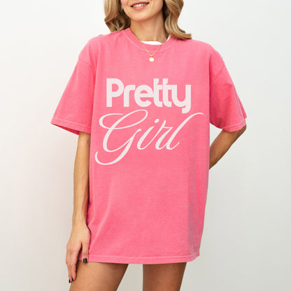 Pretty Girl Graphic - T-Shirt