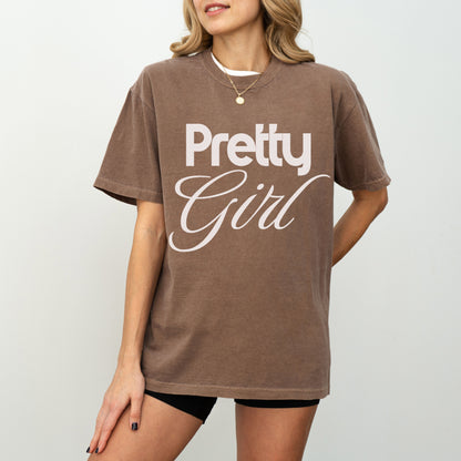 Pretty Girl Graphic - T-Shirt